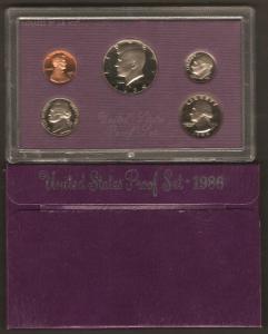 1986 Proof Set in Original Box