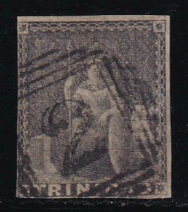 Trinidad 1854-57 SC 7 Used 