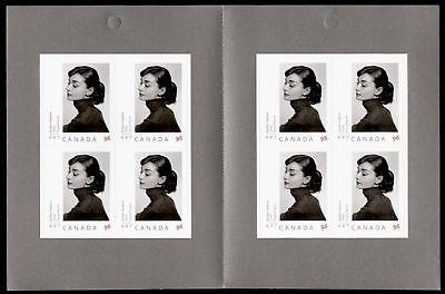 Canada 2272a Booklet BK377 MNH Audrey Hepburn, Yousuf Karsh