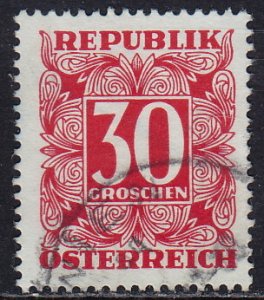 Austria - 1949 - Scott #J239 - used - Numeral