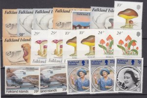 Falkland Islands QEII Modern Collection Of 19 MNH BP9561