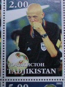 TAJIKISTAN -2002  WORLD CUP SOCCER CHAMPIONSHIPS MNH FULL SHEET VERY FINE