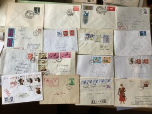 Poland collection of postal  covers 16 items Ref A2046