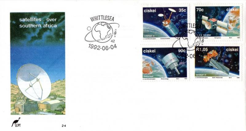 Ciskei - 1992 Satellites FDC SG 210-213