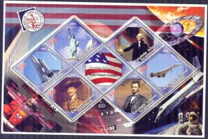 Easdale Island Scotland 2006 Space Shuttle Concorde Scouting Sheet MNH Private