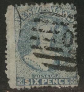 New Zealand Scott 41, 1871 perf 10 Chalon CV$77.50