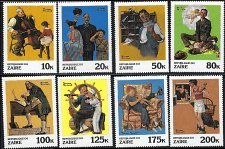 ZAIRE   #1005 TO #1012 MNH (1)