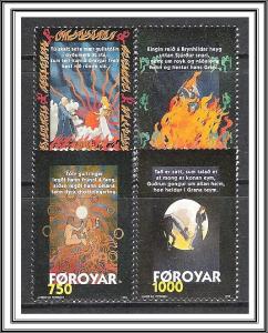 Faroe Islands #332-335 Brynhild's Ballad Set MNH