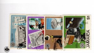 Jamaica #563-566 Used - Stamp - CAT VALUE $6.25