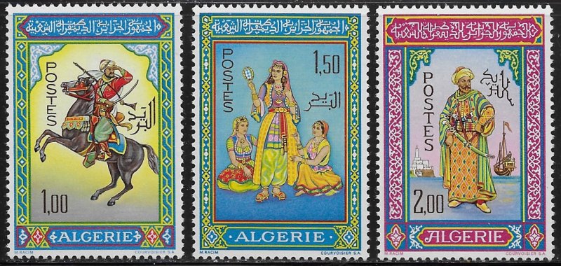 Algeria Scott #'s 362 - 364 MH