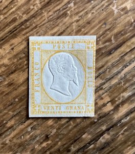 Italy 1861 SC26 yellow