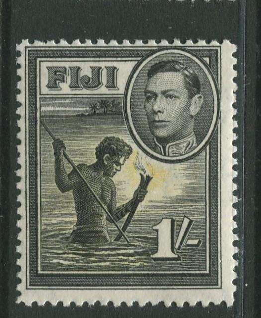 Fiji - Scott 127 - KGVI - Definitive - 1938 - MH - Single 1/- Stamp