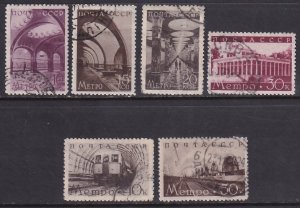 Russia (1938) Sc 687-92 used (CTO)