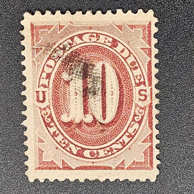 J26 used- smudge cancel light -nice stamp