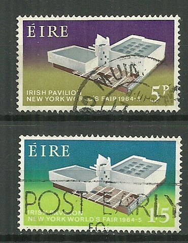 1964 Ireland 194-5 New York World Fair C/S used.