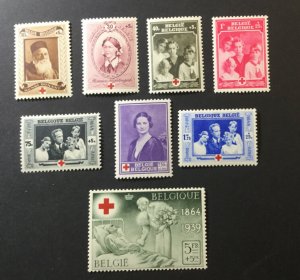 Belgium Sc# B233-B240 Complete Set MNH 1939 2019 CV $42.50