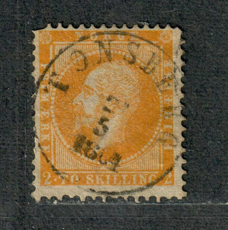 Norway Sc#2 Used/F, Cv. $160