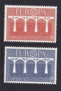 Spain   #2369-2370  MNH  1984  Europa