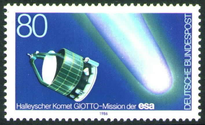 Germany Scott 1456 MNH** 1986 space stamp