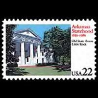 U.S.A. 1986 - Scott# 2167 Arkansas-House Set of 1 NH