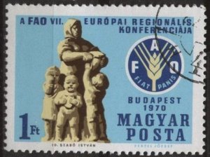 Hungary 2035 (used cto) 1fo UNFAO Regional Congress (1970)