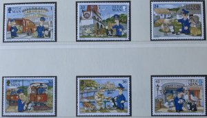 ISLE OF MAN 1994 POSTMAN PAT SET SG614/619  MNH ..SEE SCAN