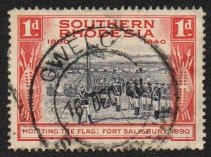 Southern Rhodesia Sc #57 Used