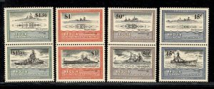ST. VINCENT GRENADINES - BEQUIA SC# 186-89 FVF/MNH