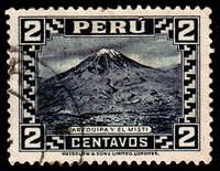 Peru SG#515 Used - 1932 2c.  - Volcanos, Anniversary