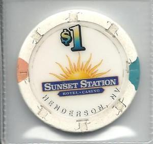 $1.00 Casino Chip, Sunset Station, Henderson