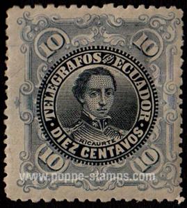 Ecuador, Sc , SG 55555 Mint, Hinged - 3000 1 - Problem Stamp