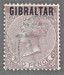 Gibraltar (1886) - Scott # 3,   Used