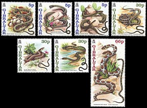 Gibraltar 864-870, MNH, New Year of the Snake