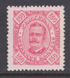 Lourenco Marques Sc 10 MNG/MNH. 1895 150r carmine on rose, perf 12½, fresh, VF+