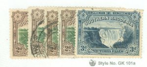 Southern Rhodesia #31-2 Used Single (Complete Set)