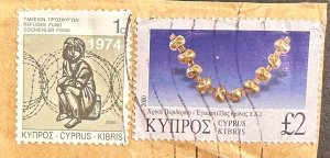 Cyprus #955, RA22 F/VF Used on Paper SCV~$7.75  [OP1.4.1]