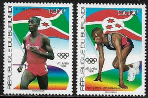 Burundi #736-7 MNH Set - Summer Olympics