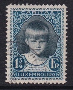 Luxembourg   #B39  used 1929  princess Marie Gabrielle 1 3/4fr