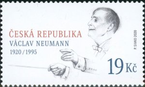 Czech Republic 2020 MNH Stamps Scott 3831 Conductor Music