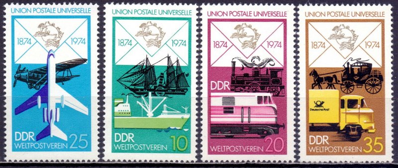 GDR. 1974. 1984-87. Postal transport. MNH.