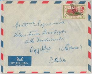 53543 - ETHIOPIA  -  POSTAL HISTORY - COVER 1962 - ANIMALS Beisa