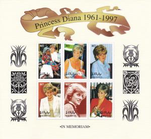 Maldive Isl. # 2295-2297, Princess Diana, Mint NH