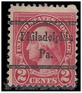 #634 2c George Washington 1926 Used Precancel
