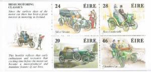 IRELAND 1989 IRISH MOTORING CLASSICS  BOOKLET - SG SB32