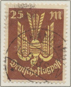 Germany Airmail Deutsche Flugpost 25 Mk Weimar Republic SG #228 1922