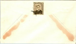 1963 Philippines FDC - Surcharged to 5c - Manila - F14897