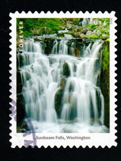 New 2023 - (66c) - Waterfalls Sunbeam, Wash. - 10 of 12 Used Single Off paper