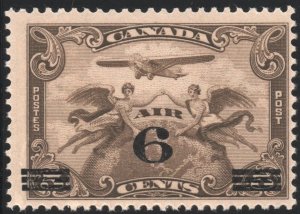 Canada SC#C3 6¢ Allegory of Flight: Surcharged (1932) MNH