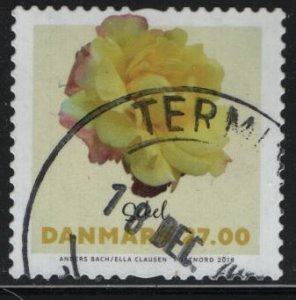 DENMARK  1796 F/VF USED ROSES