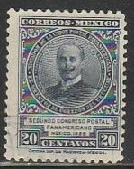 MEXICO 662, 20¢ PAN AMERICAN POSTAL CONGRESS, USED. VF. (965)